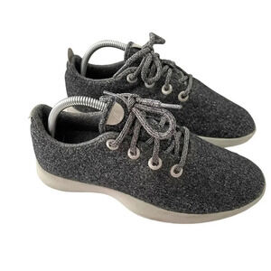 Allbirds WR Wool Runners Lace Up Shoes Heather Gray‎ Size 9